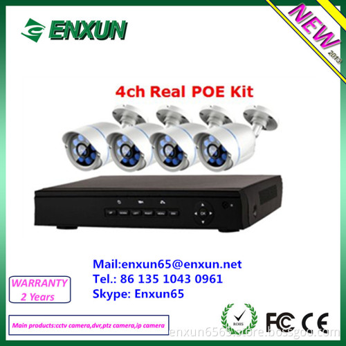 4ch Real POE Kit,4ch 1080P record